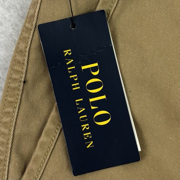 Polo Ralph Lauren Shorts Mens 50B Tan Chino Classic Fit Preppy NEW - Picture 11 of 14